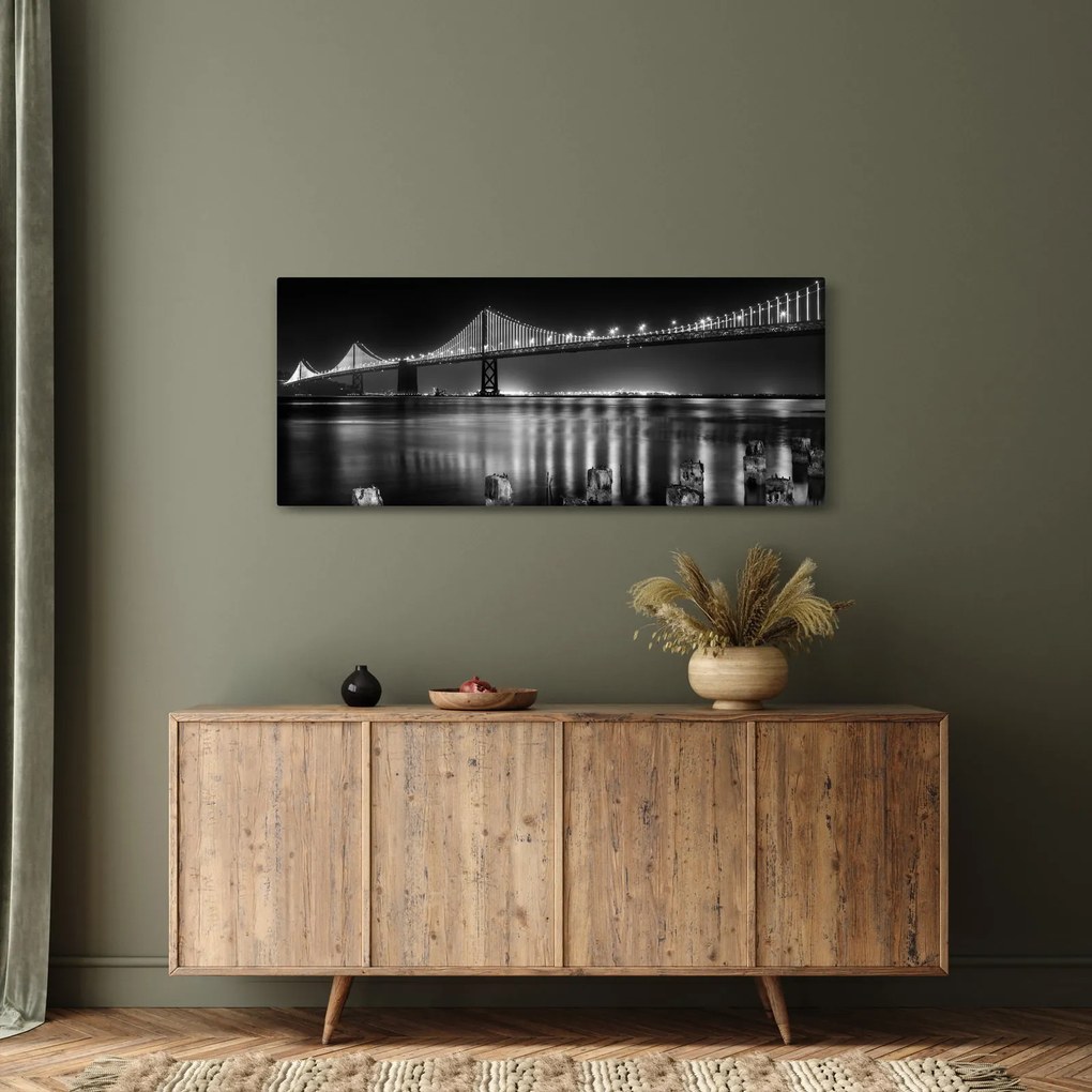 Tablou - pod albnegru (120x50 cm)