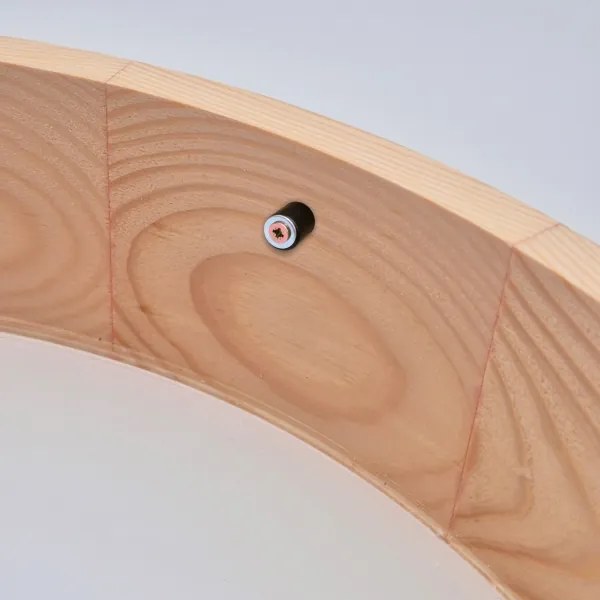 Plafonieră NATURAL, 2x E27/60W/230V, Ø 37,5 cm, din pin