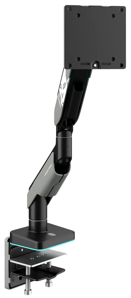 Suport monitor 49", gri/negru LED RGB X-ARM