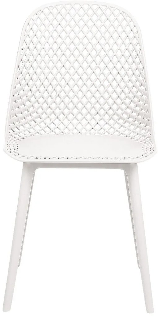 Set 4 buc scaun tip bar Erielle (alb). 1078735