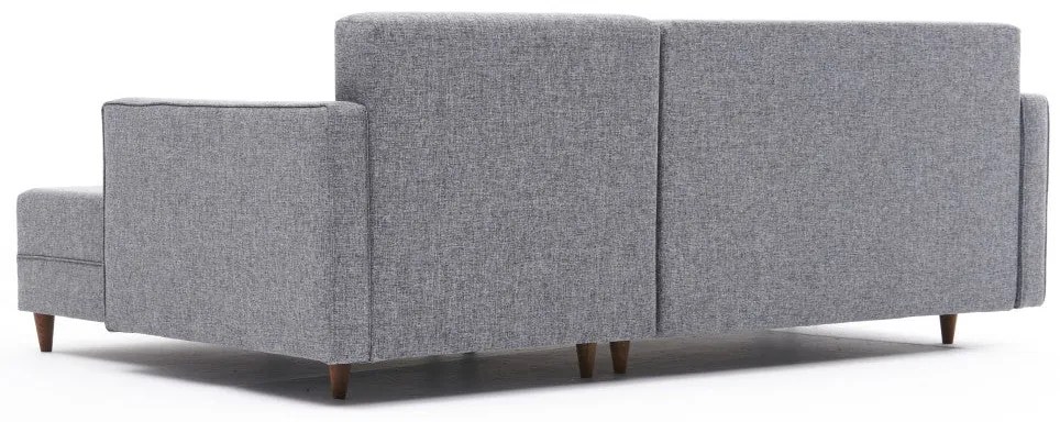 Canapea extensibilă de colț Aydam Right - Light Grey