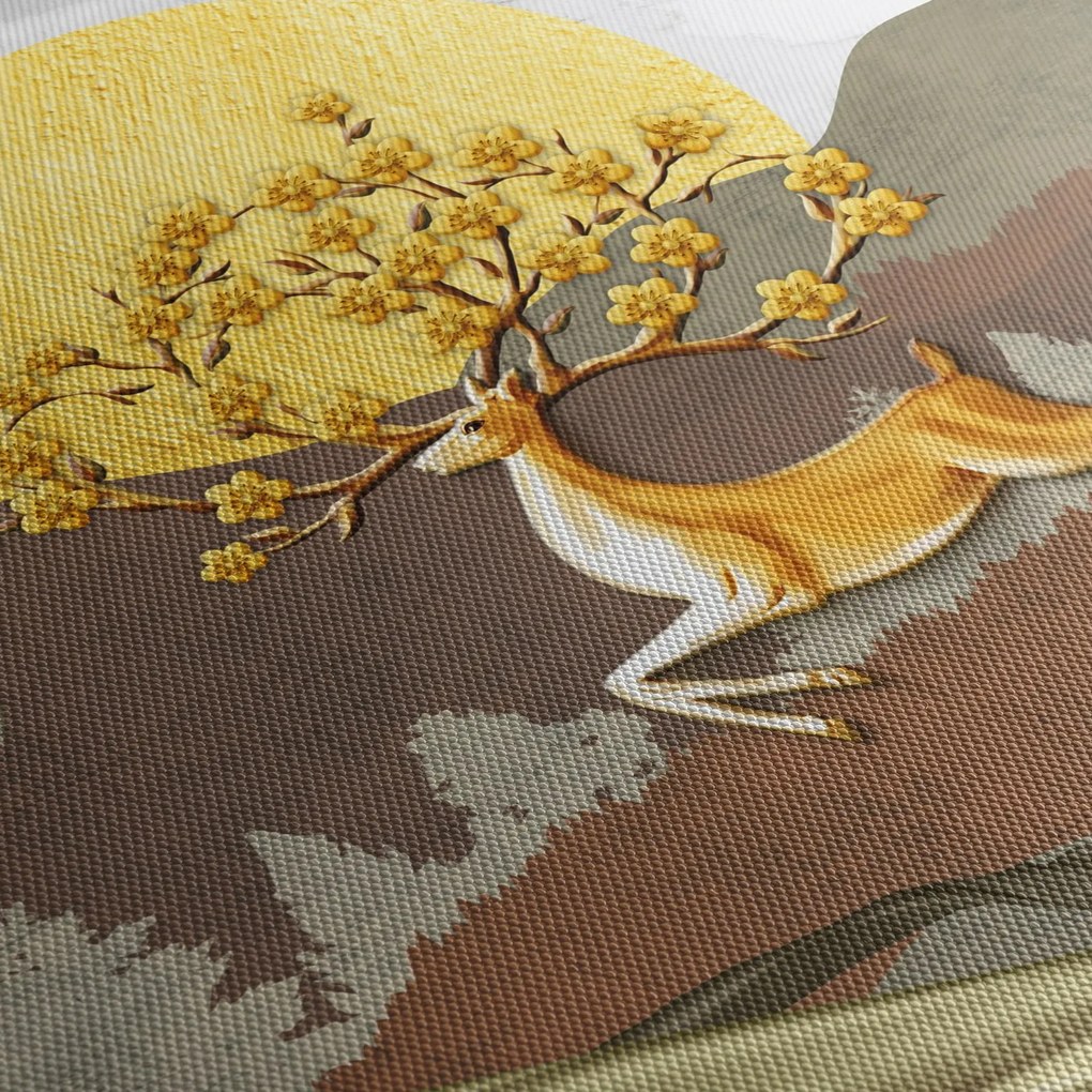 Tablou cu cerb (90x60 cm)