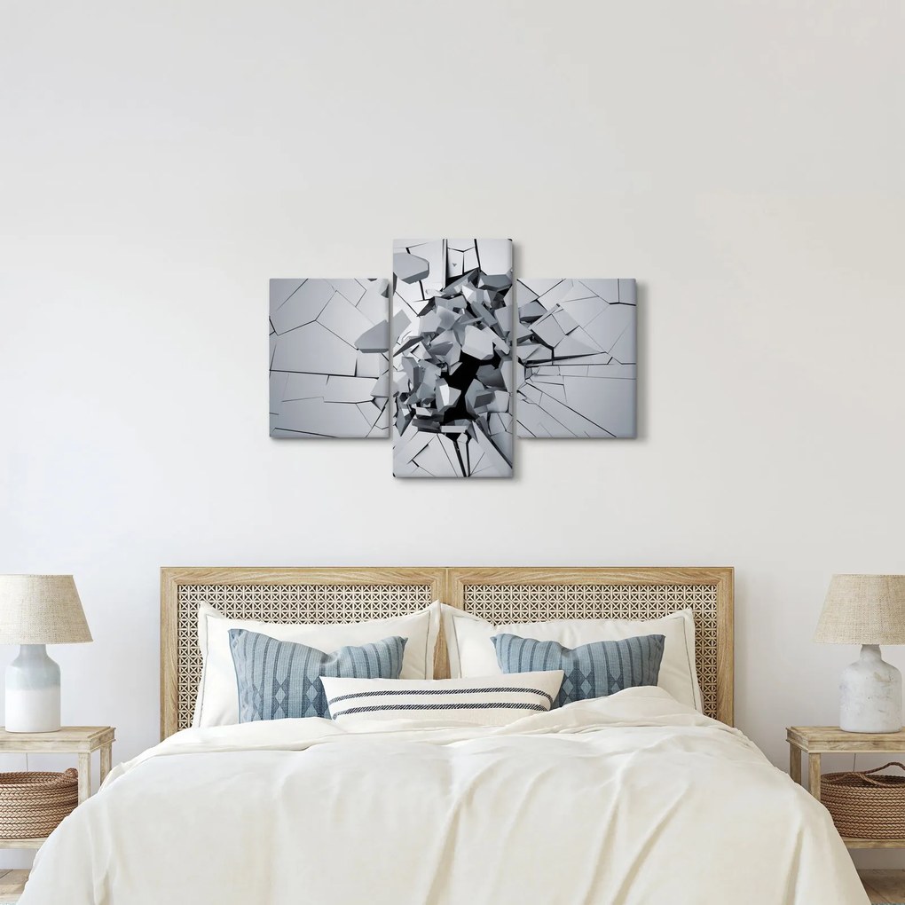 Tablou abstracție 3D (90x60 cm)