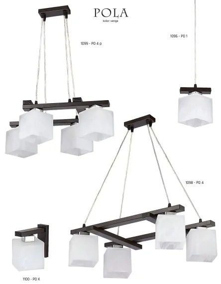Lustra POLA PO4 p 4xE27/60W