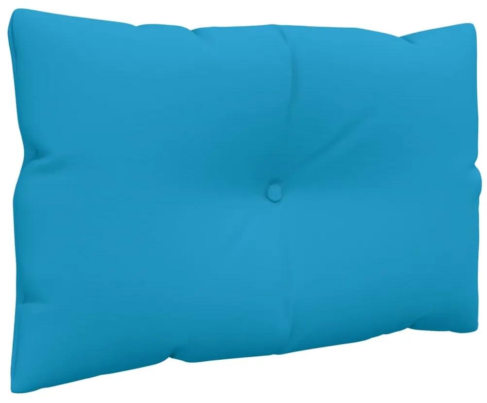 Perne pentru canapea din paleti 2 buc, albastru, textil 1, Albastru, canapea de mijloc