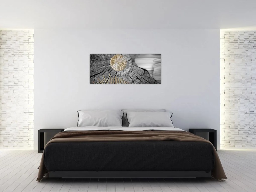 Tablou - Trunchiul copacului colaj (120x50 cm)