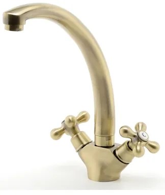 FERRO - Baterie pentru chiuvetă ANTICA, bronz