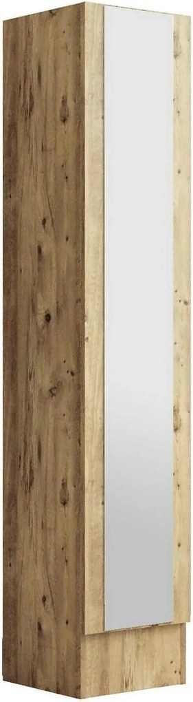 Dulap ML14-A, stejar, PAL melaminat, cu o usa, 36x36x180 cm