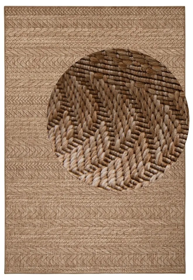 Covor adecvat interior/exterior NORTHRUGS Granado, 160 x 230 cm, maro