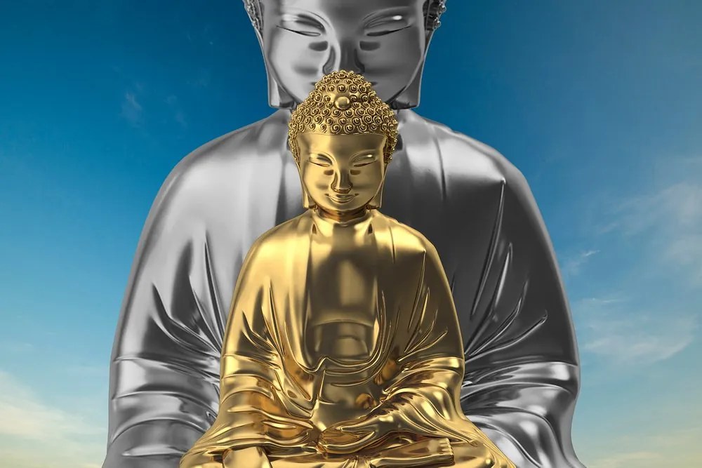 Tablou Buddha meditând