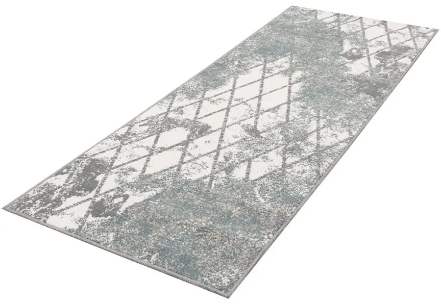 Covor tip traversă albastru prăfuit 80x250 cm Sensi Gepi – FD