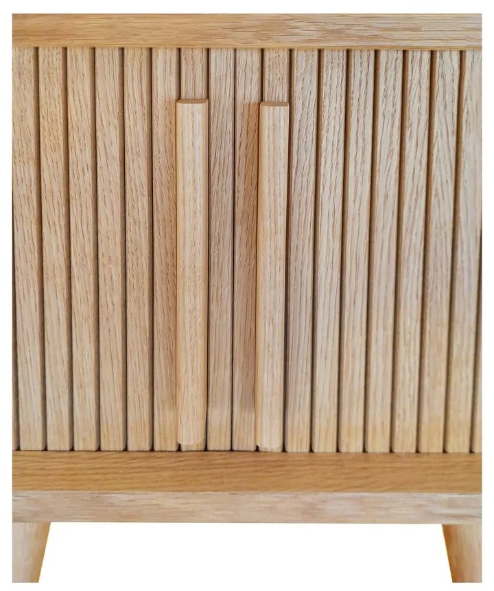 Noptieră cu aspect de lemn de stejar Rove – Woodman