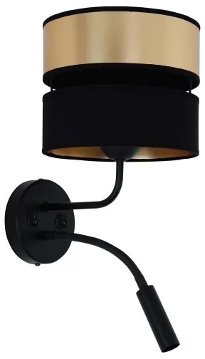 Lampă de perete Brilagi ROYAL 1xE27/15W/230V + 1xG9/3W negru/auriu