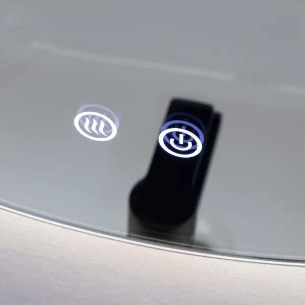 Brilagi - Oglindă LED dimabilă, cu încălzire și iluminare integrată DEMI ECO LED/12W/230V Ø 60 cm IP44