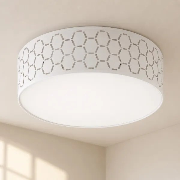 Plafonieră ULLE Ø45 cm, 2x E27, 15 W, 230 V, albă
