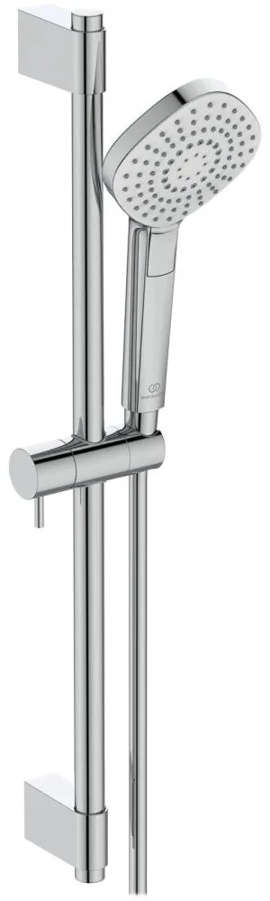 Set de dus Ideal Standard Idealrain Evo cu bara 60 cm, para dus 3 functii si furtun, crom lucios