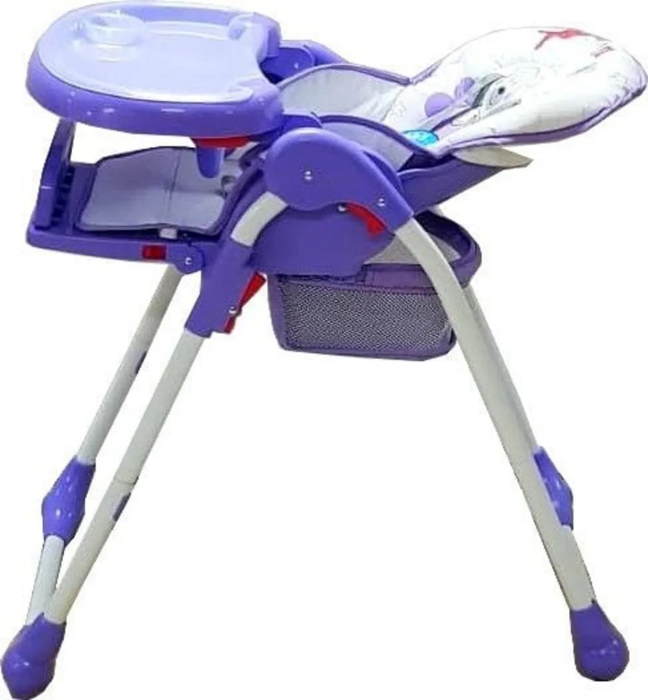 Scaun de masa pentru copii si bebe Baby Care™ CC reglabil in 3 trepte,pliabil, centura de siguranta, sezut comfortabil, masuta detasabila, pozitie
