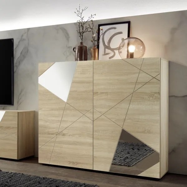 Comodă TAVRI, stejar Sonoma