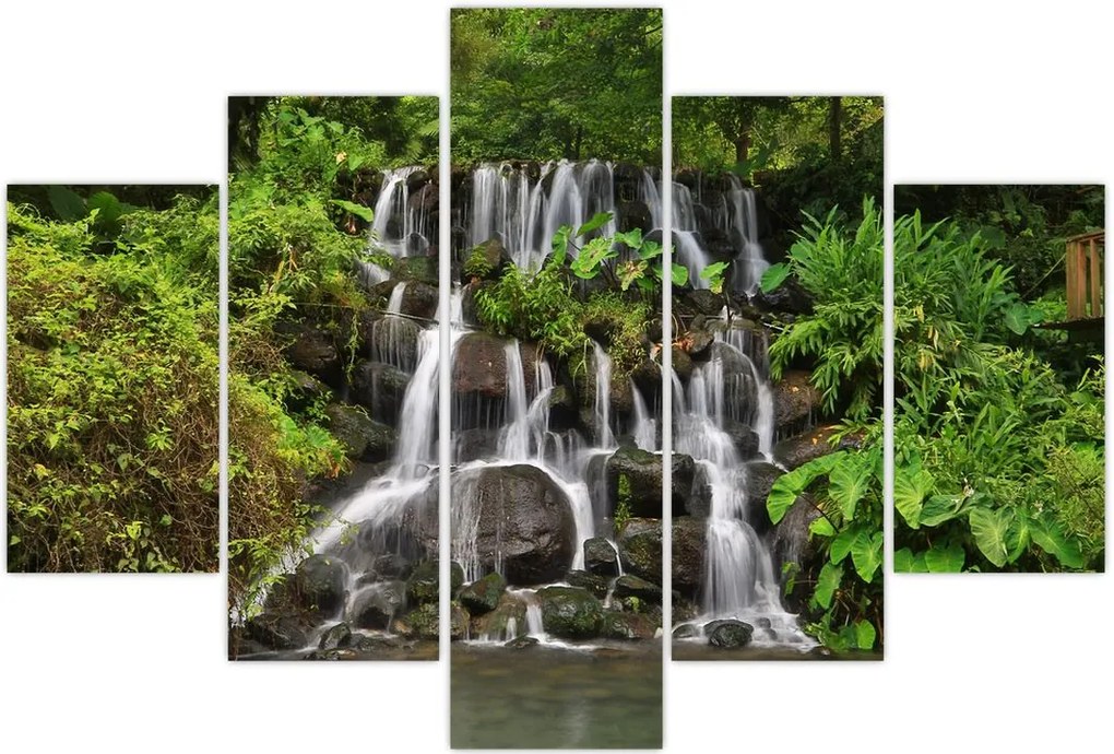 Tablou - Cascadă tropicală (150x105 cm)