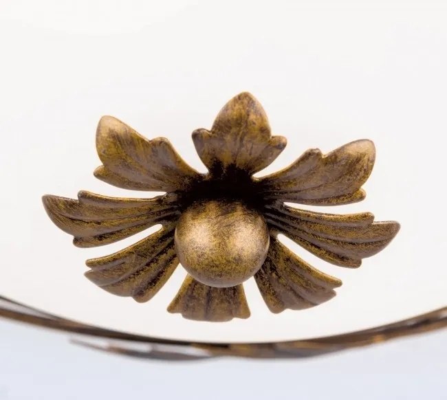 Plafoniera design rustic diametru 40cm Fleur DL 7-509/40 Antik OR