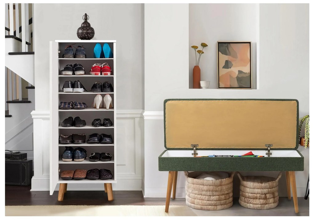 Mobilier Hol Beside 2 (alb + verde) . 1094030
