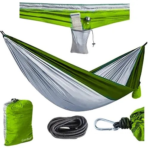 Hamac verde pentru camping
