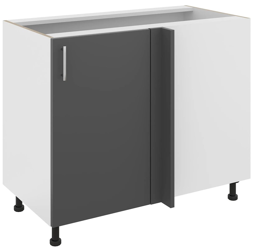 Corp Baza Colt Karo, Antracit/Alb, 98 x 50 x 80 cm