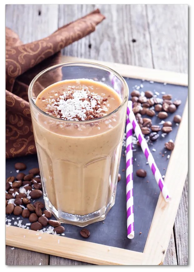 Tablou sticlă cocktail de ciocolata