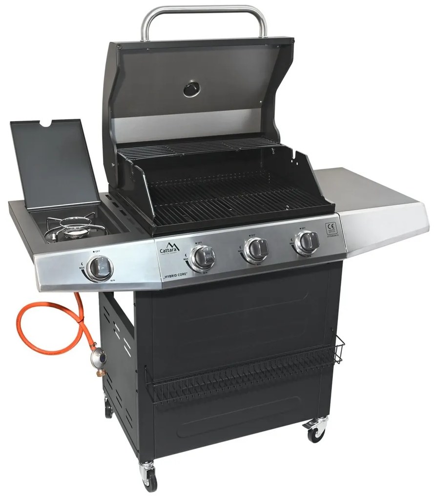 Cattara Gril HYBRID CORE gaz/cărbune, 126 x 114 x55 cm