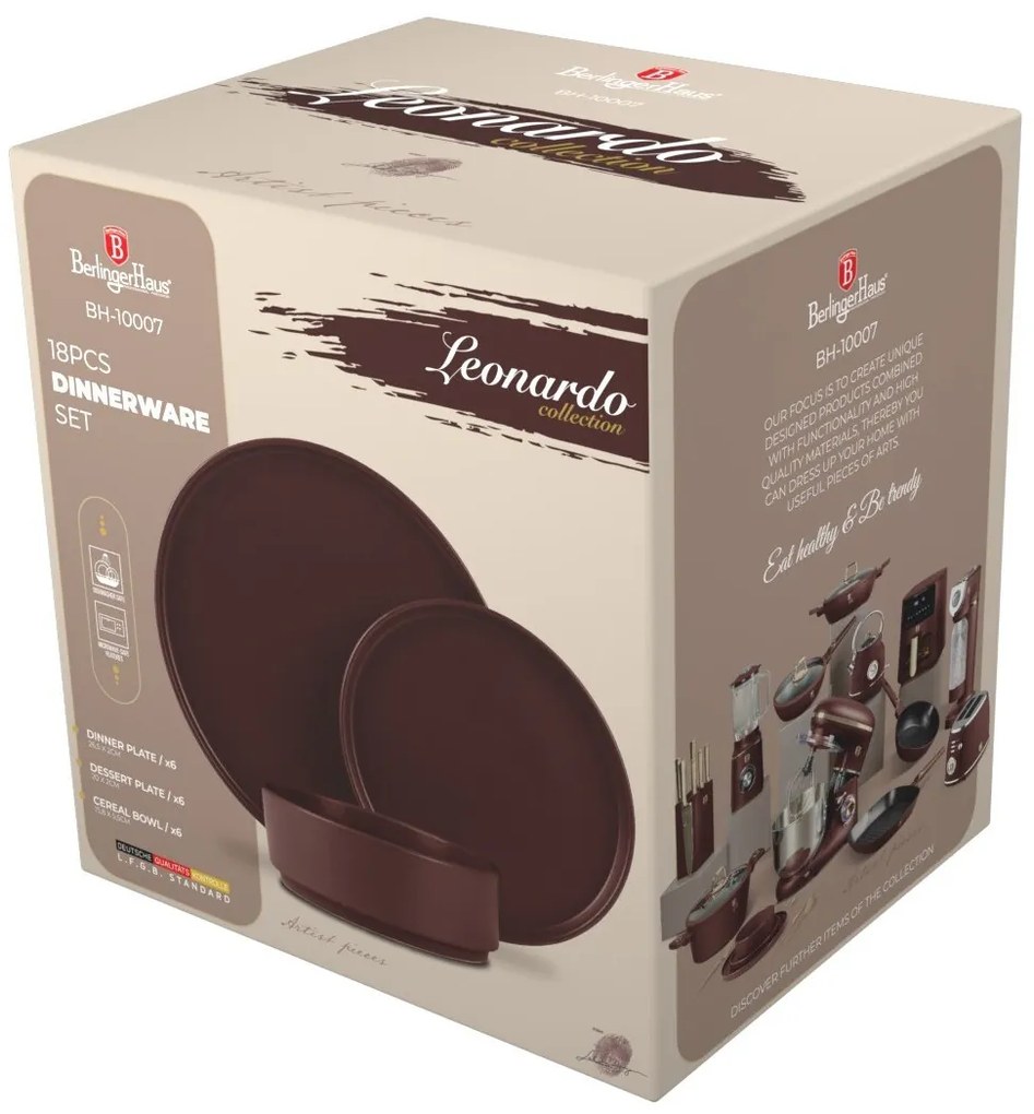BerlingerHaus Set de 18 farfurii Leonardo