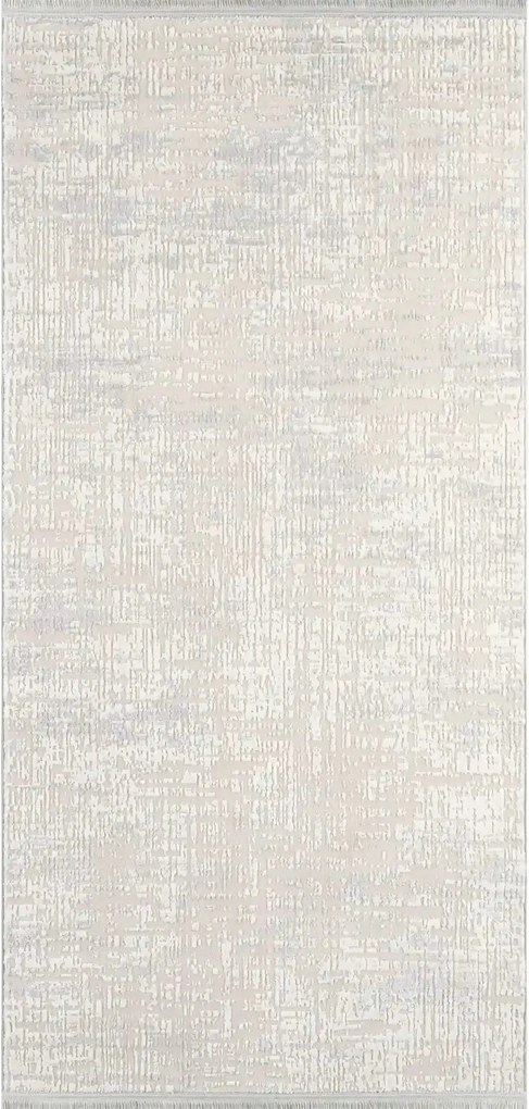 Covor ROSA 01101F, 160x230 cm, forma dreptunghiulara, acril, crem/gri
