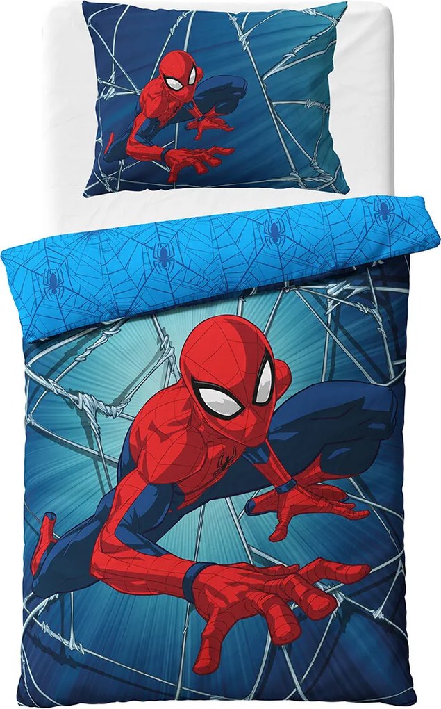 Lenjerie de pat pentru copii Carbotex Spider-Man Răzbunarea, 140 x 200 cm, 70 x 90 cm
