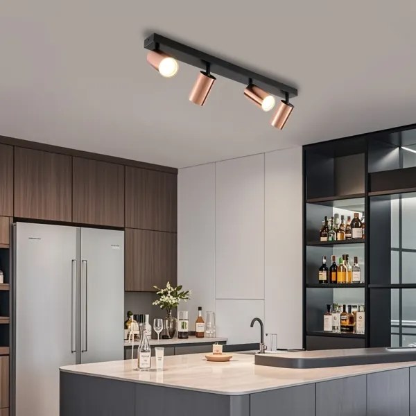 Immax NEO 08303L - Spot PUNTO 4xGU10/9W/230V aur roz