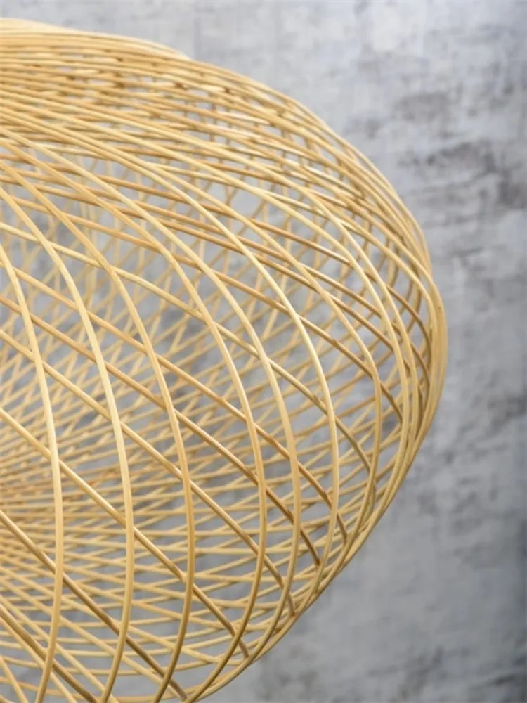 Lampadar eco din bambus Cango L natur, 60x25cm