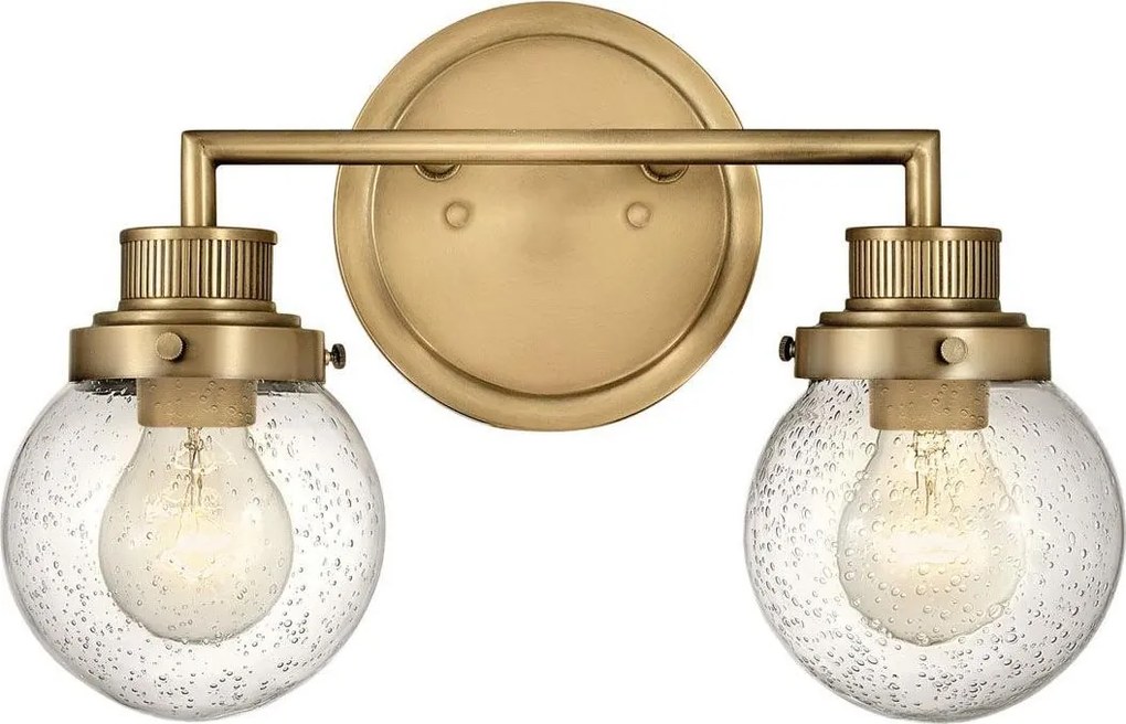 Quintiesse QN-POPPY2-HB-BATH - Aplica de perete pentru baie POPPY, 2 x E27, 60W, 230V, IP44, aurie