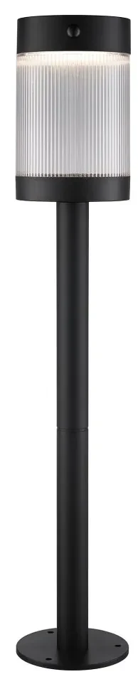Stalp solar cu senzor de miscare, protectie IP44, Coupar negru