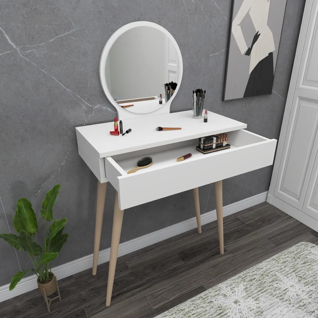 Masă cosmetică Siena White