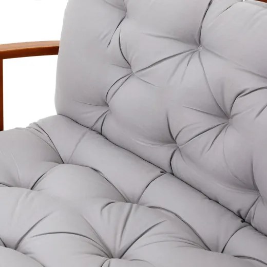 Deuba Perna bancheta 100x110x8 cm - gri deschis