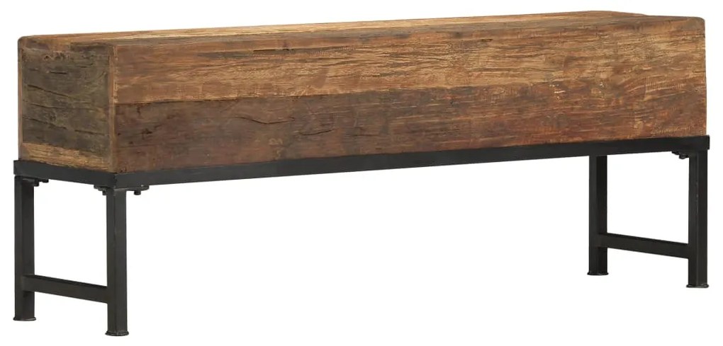 282886 vidaXL Bancă, 120 cm, lemn masiv reciclat
