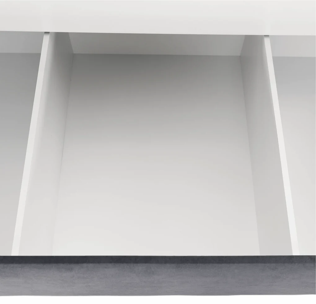 Pat boxspring, pat de o persoană, gri, 90x200, stânga, AMIS
