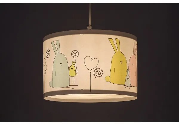 Lustră pe cablu pentru copii Rabalux 72166 FLAPPY 1xE27/40W/230V