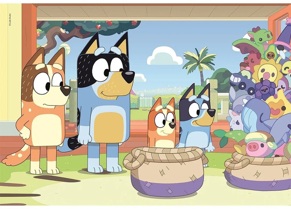 Bluey Family Time Puzzle Clementoni 2x20 piese