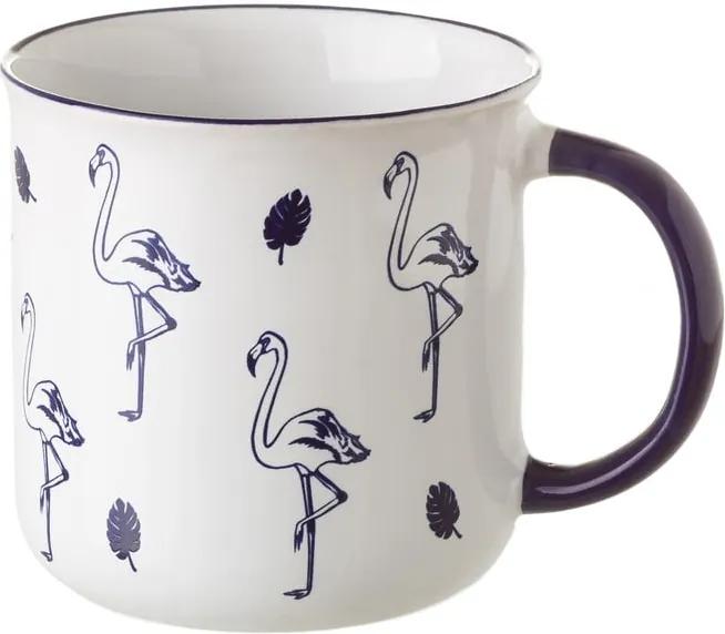 Cană ceramică Unimasa Flamingo, 325 ml