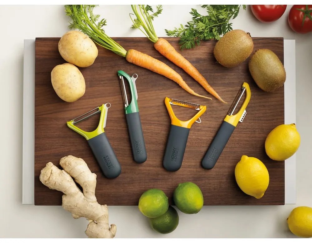 Cuțit pentru răzuit legume Joseph Joseph Multi-peel, verde gri
