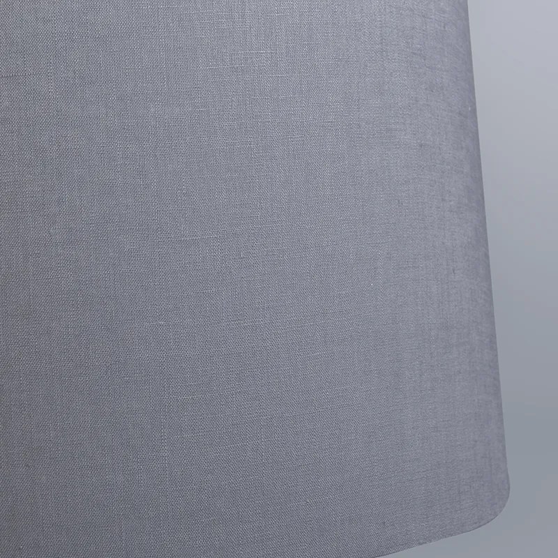 Abajur din in gri închis rotund înclinat 45/40/25