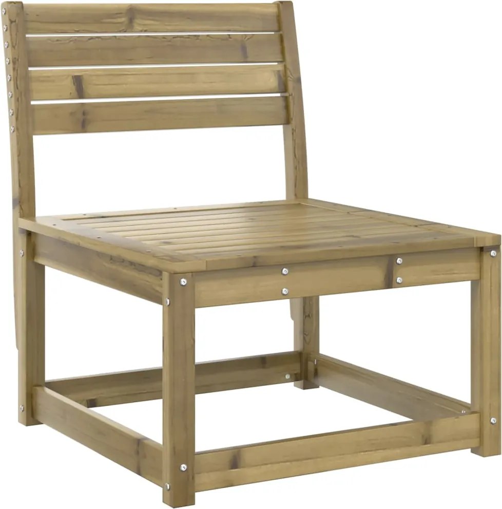 vidaXL Canapea de grădină, lemn de pin tratat