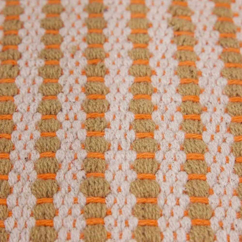 Taburet portocaliu Mochi – Hübsch