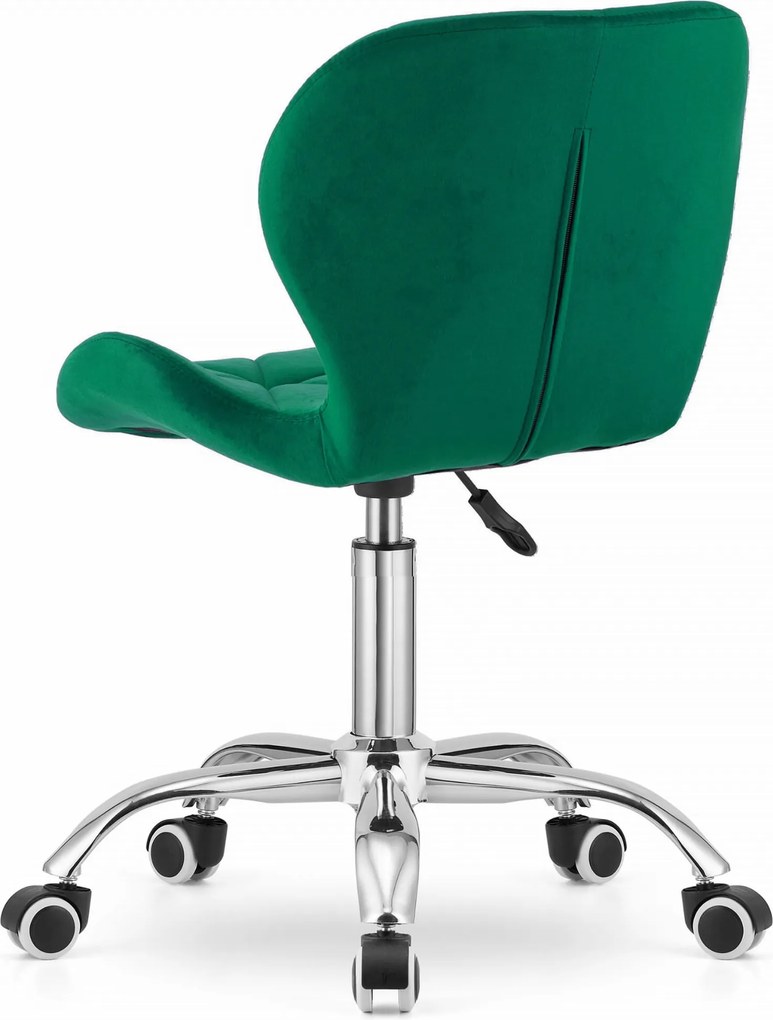 OFERTA Scaun verde de birou AVOLA VELVET Calitatea II
