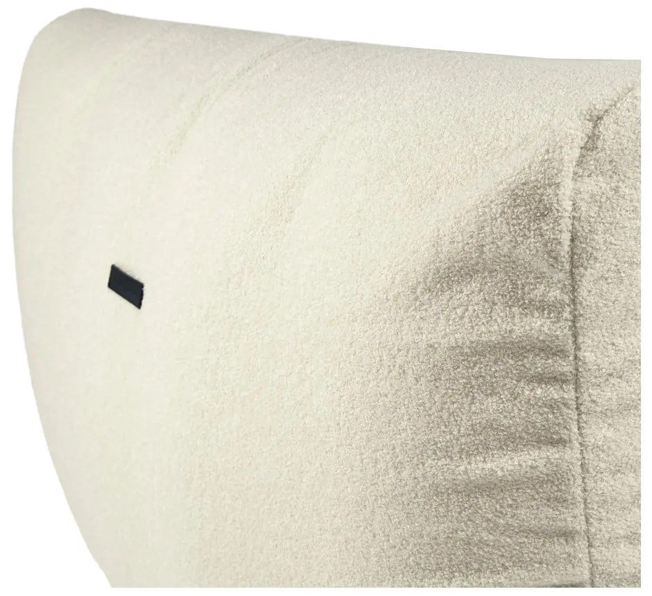 Fotoliu bean bag maro cu tapițerie din țesătură bouclé Sofa Seat Lounge – SLOWDOWN