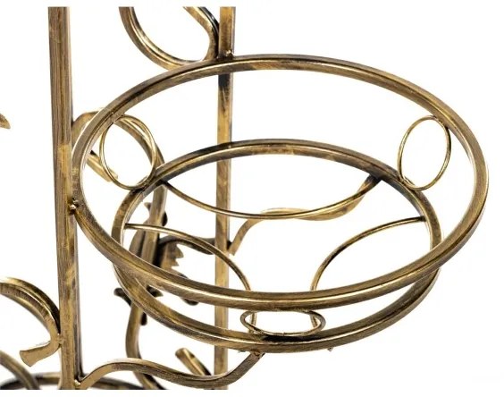 Suport de flori 90x65 cm auriu